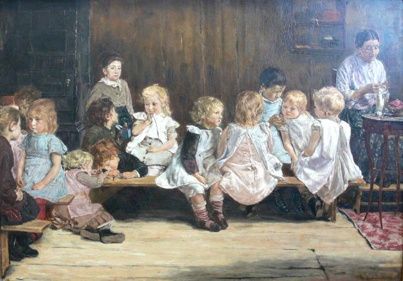 Infants School in Amsterdam, Max Liebermann